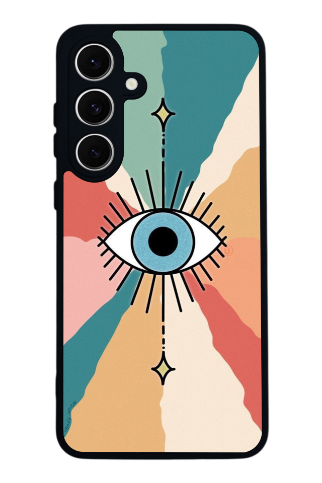 Samsung Galaxy A16 Uyumlu Göz Tasarımlı Glossy Premium Kılıf