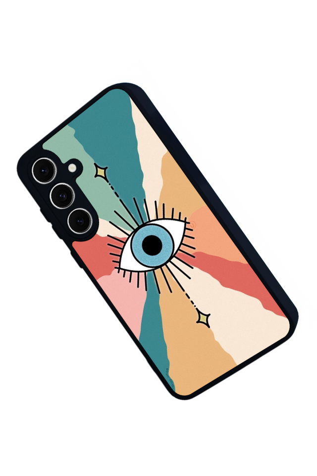 Samsung Galaxy A16 Uyumlu Göz Tasarımlı Glossy Premium Kılıf