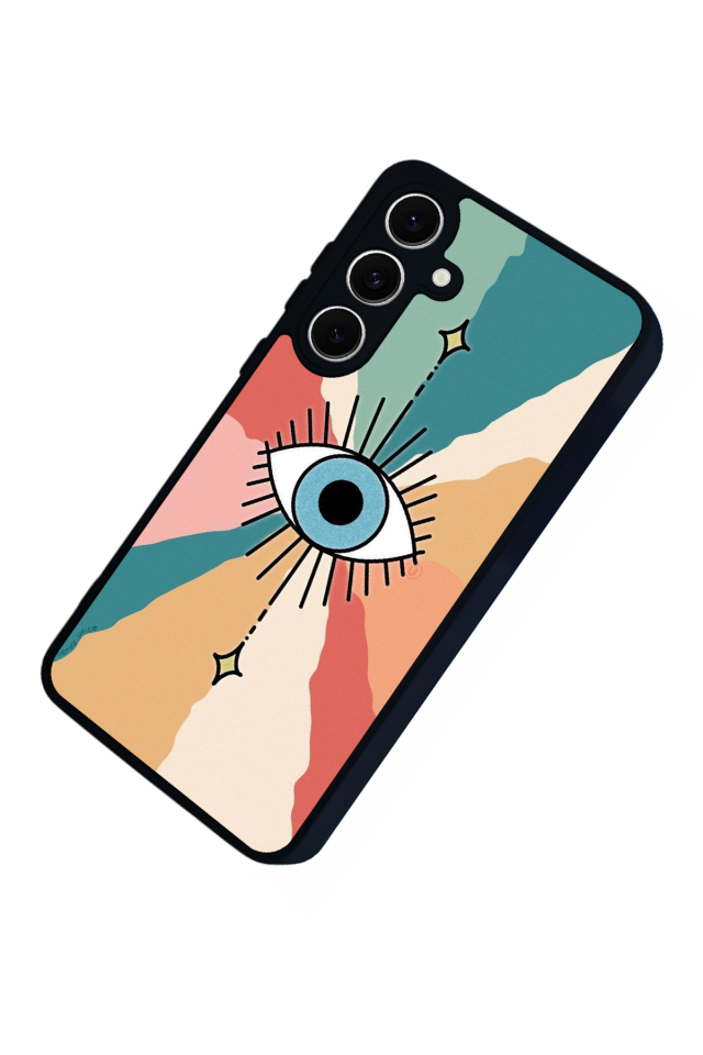 Samsung Galaxy A16 Uyumlu Göz Tasarımlı Glossy Premium Kılıf