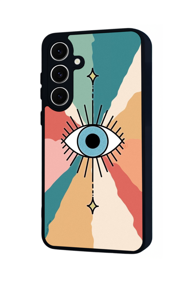 Samsung Galaxy A16 Uyumlu Göz Tasarımlı Glossy Premium Kılıf