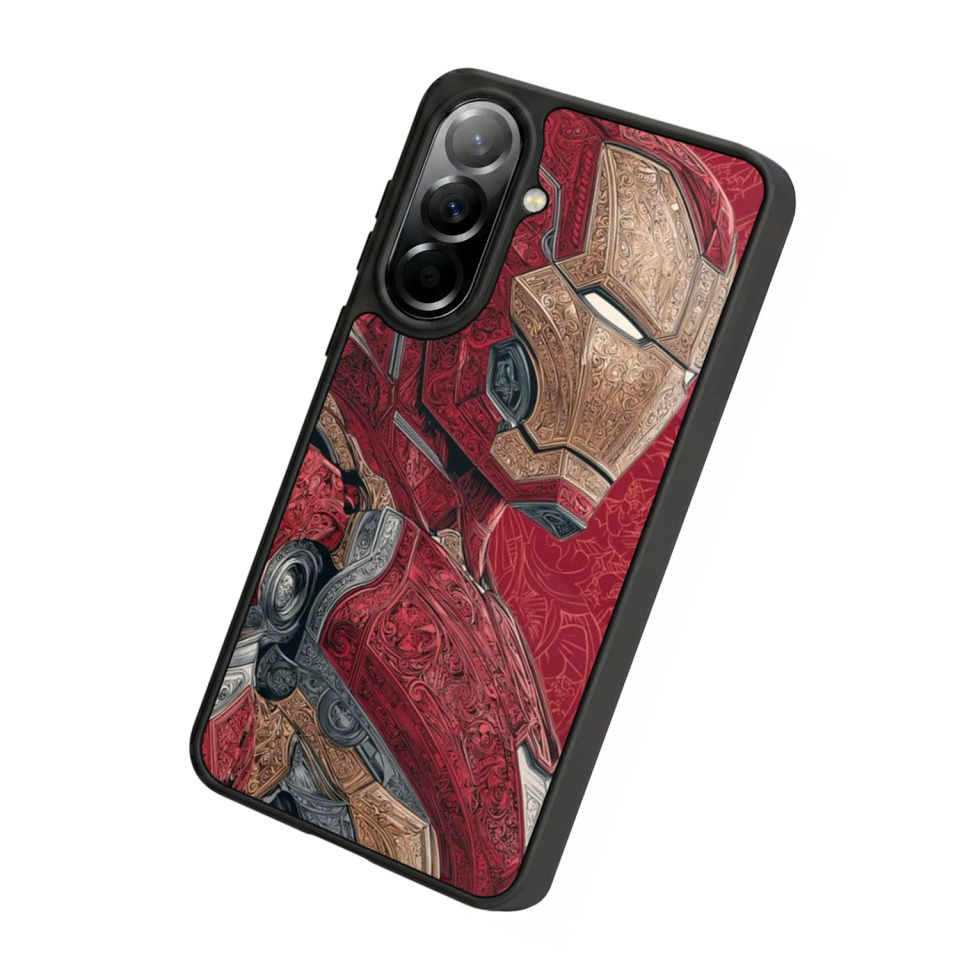 Samsung Galaxy A57 Uyumlu  Iron Man ( Demir Adam ) Tasarımlı Glossy Premium Kılıf