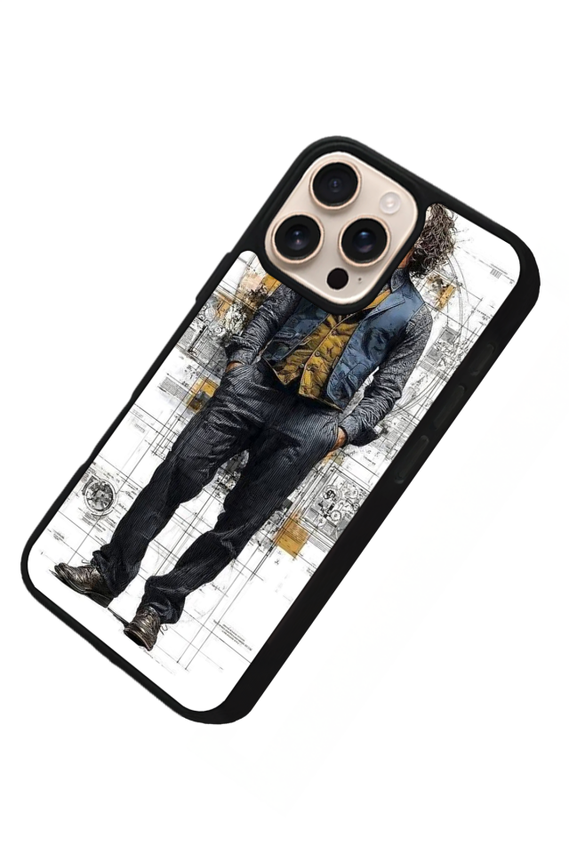 iPhone 15 Pro Uyumlu Joker Tasarımlı Glossy Premium Kılıf