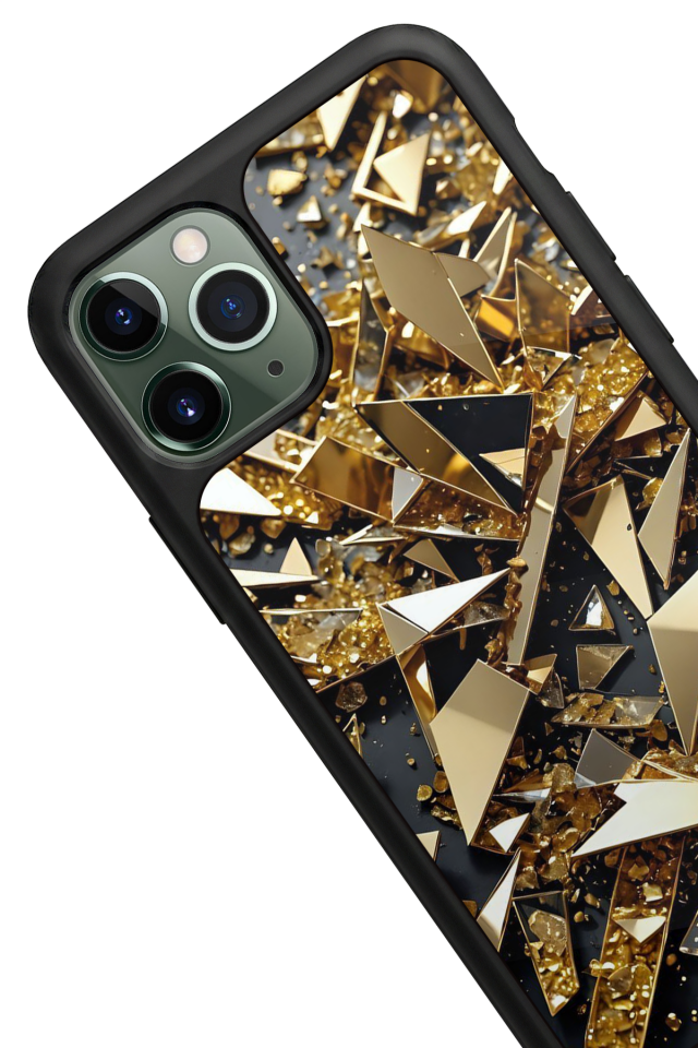 iPhone 11 Pro Max Uyumlu Mermer Marble Tasarımlı Glossy Premium Kılıf