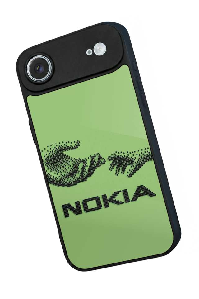 iPhone 17 Air Uyumlu Nokia Tasarımlı Glossy Premium Kılıf