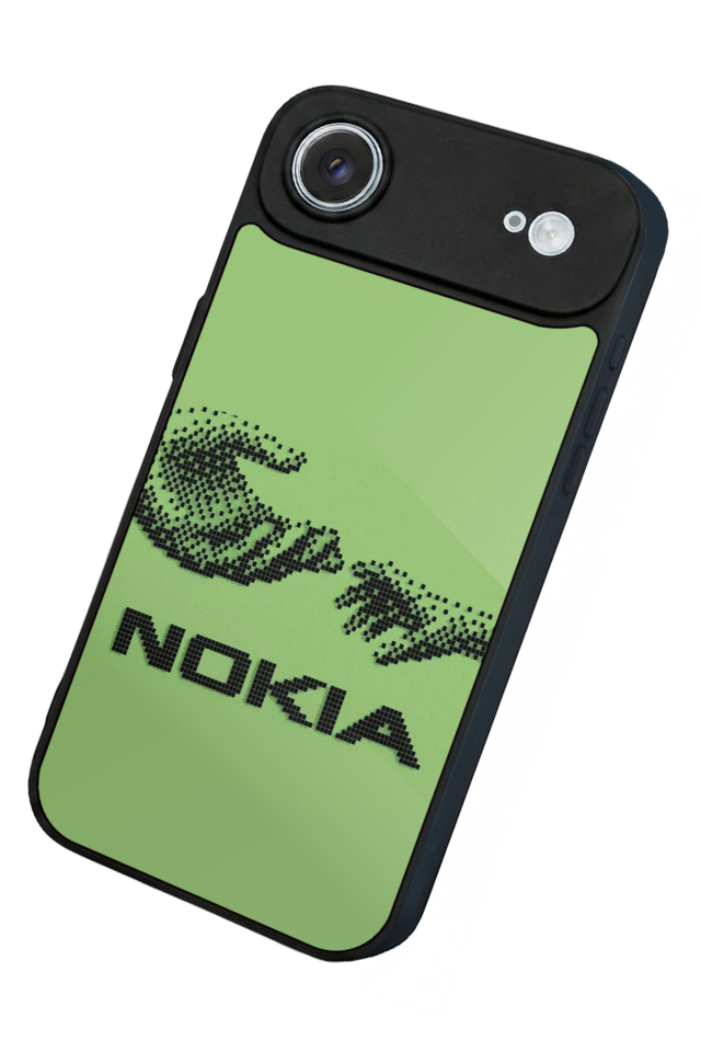 iPhone 17 Air Uyumlu Nokia Tasarımlı Glossy Premium Kılıf