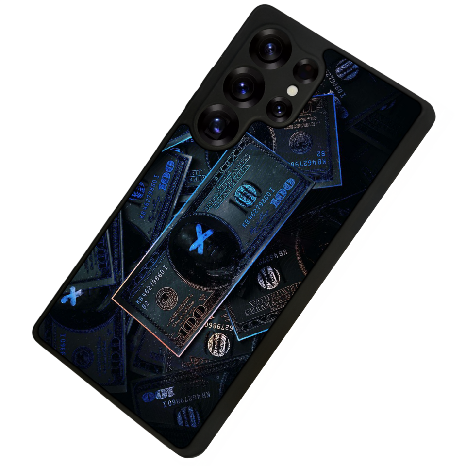 Samsung Galaxy S25 Ultra Uyumlu Para Tasarımlı Glossy Premium Kılıf