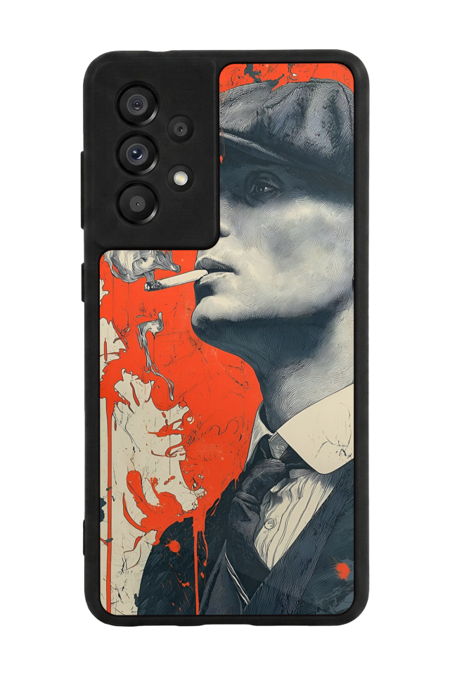 Samsung Galaxy A73 Uyumlu Peaky Blinders Tasarımlı Glossy Premium Kılıf