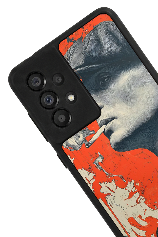 Samsung Galaxy A73 Uyumlu Peaky Blinders Tasarımlı Glossy Premium Kılıf