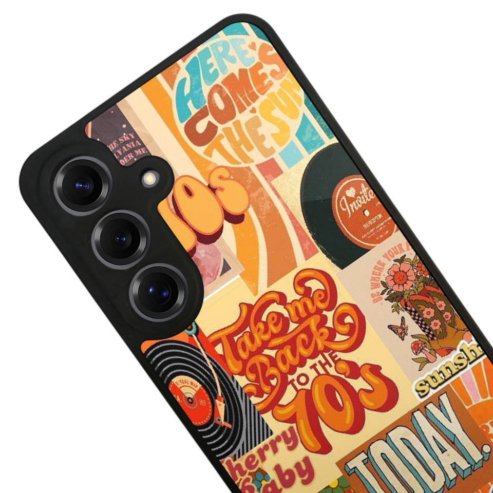 Samsung Galaxy S25 Uyumlu Poster Tasarımlı Glossy Premium Kılıf