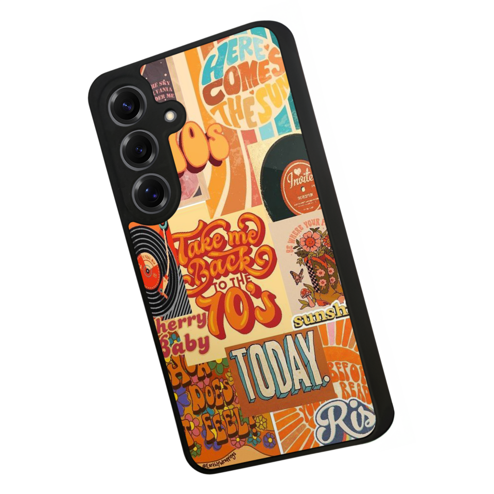 Samsung Galaxy S25 Uyumlu Poster Tasarımlı Glossy Premium Kılıf