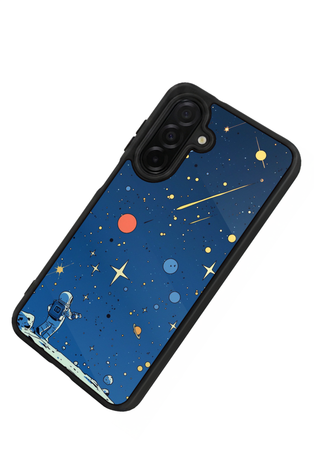 Samsung Galaxy A26 Uyumlu Uzay Tasarımlı Glossy Premium Kılıf
