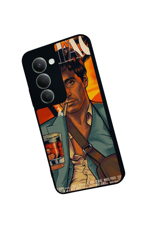 Xiaomi Redmi 15 5G Uyumlu Scarface Tasarımlı Glossy Premium Kılıf