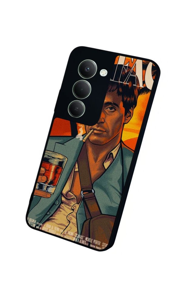 Xiaomi Redmi 15 5G Uyumlu Scarface Tasarımlı Glossy Premium Kılıf