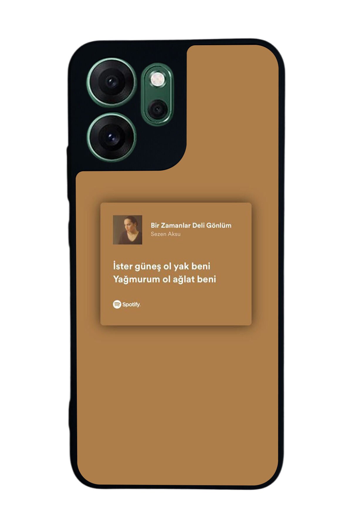 Oppo Reno 14F Uyumlu Sarki Sozleri Tasarımlı Glossy Premium Kılıf