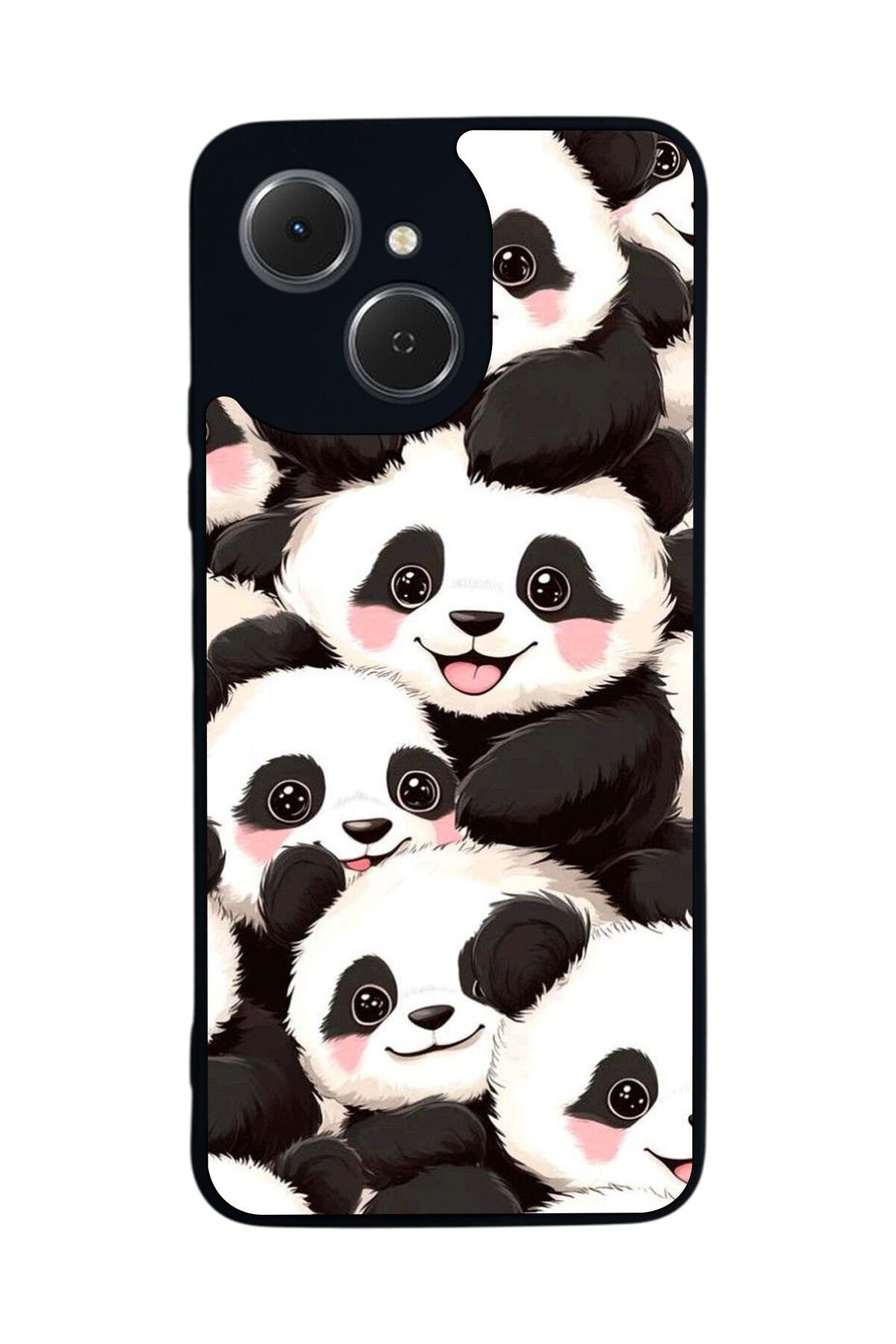 Tecno Spark 40C Uyumlu Panda Tasarımlı Glossy Premium Kılıf