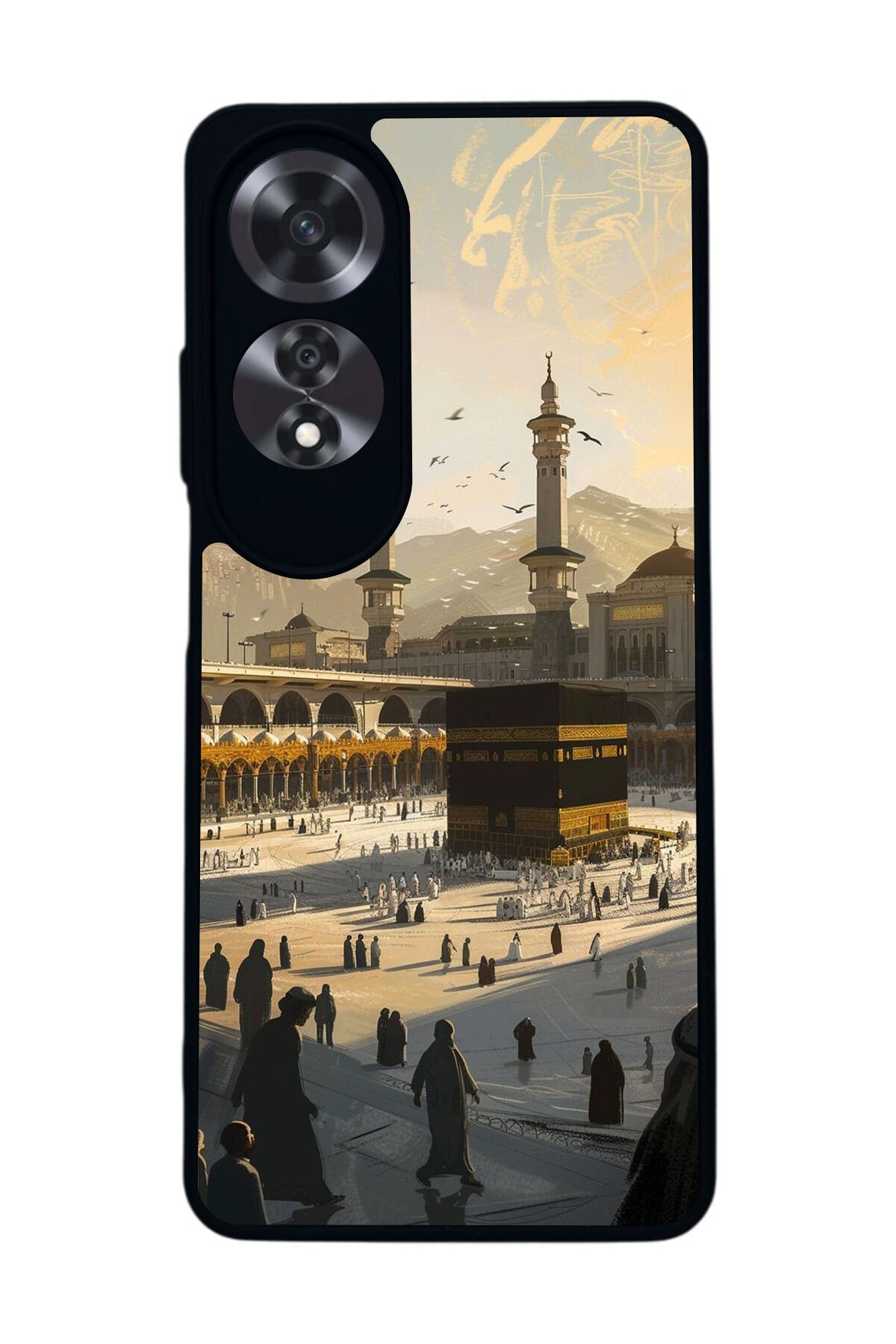 Oppo A60 Mat Siyah uyumlu Kılıf – Yumuşak Silikon, Koruyucu, Şok Emici Kapak