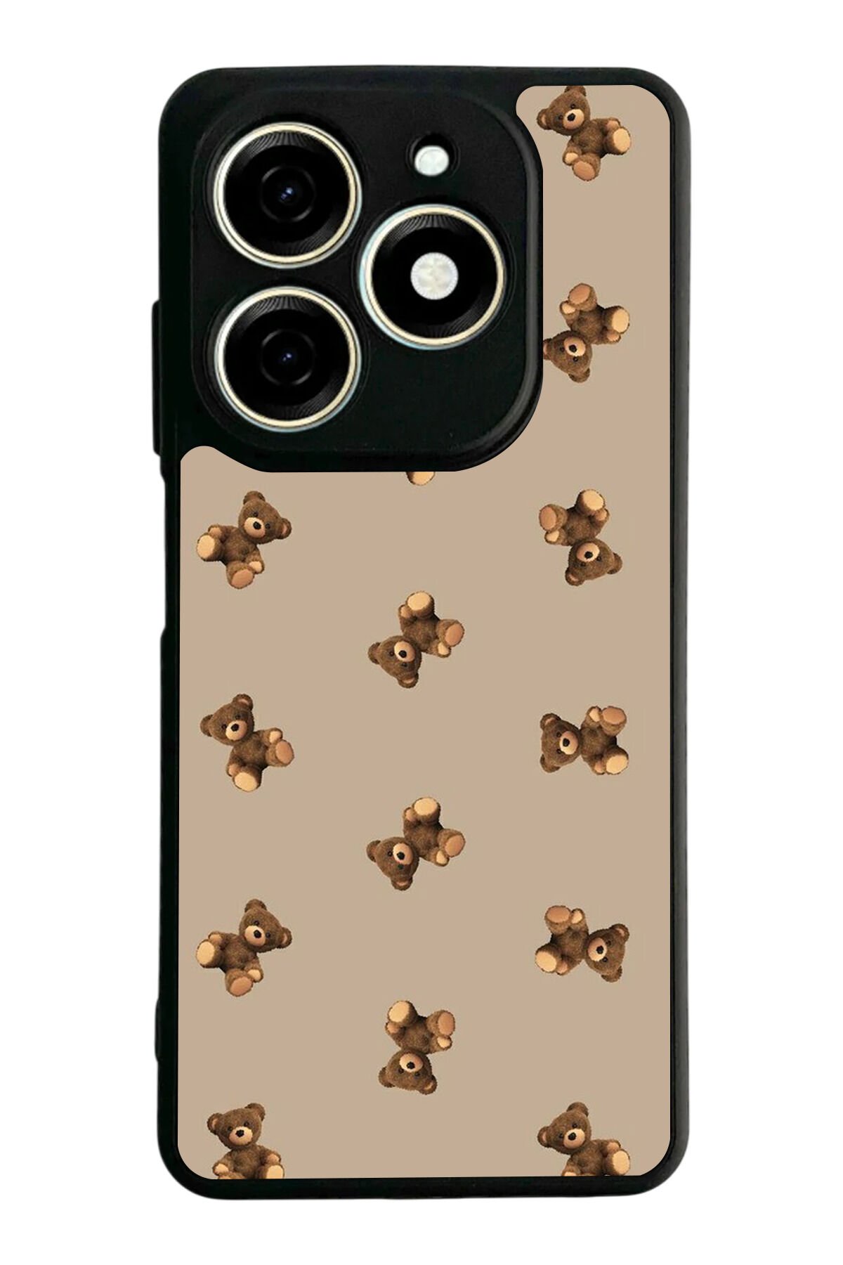 Infınıx Smart 8 Pro Uyumlu Ayı Tasarımlı Glossy Premium Kılıf