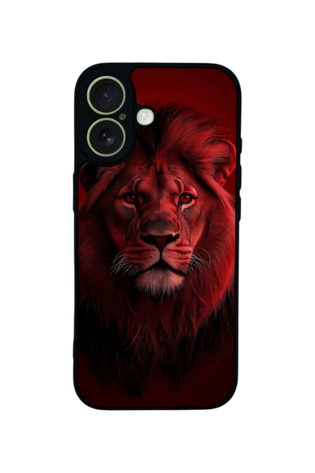 iPhone 17 Uyumlu Aslan Tasarımlı Glossy Premium Kılıf