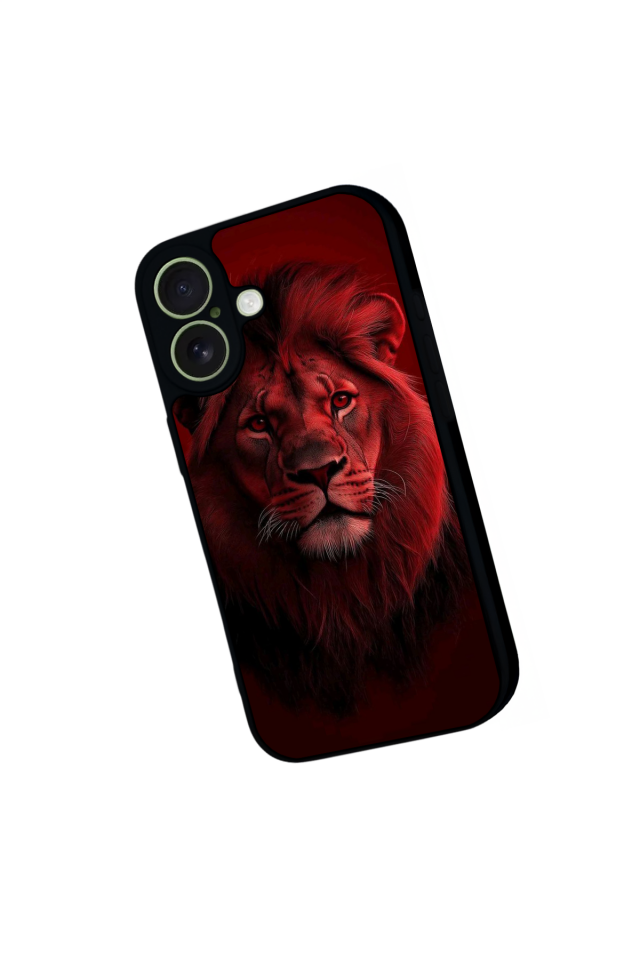 iPhone 17 Uyumlu Aslan Tasarımlı Glossy Premium Kılıf