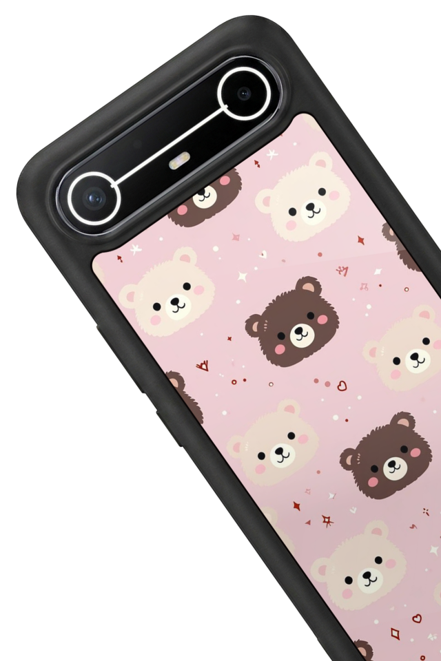 Tecno Spark Slim 5G Uyumlu Ayı Tasarımlı Glossy Premium Kılıf