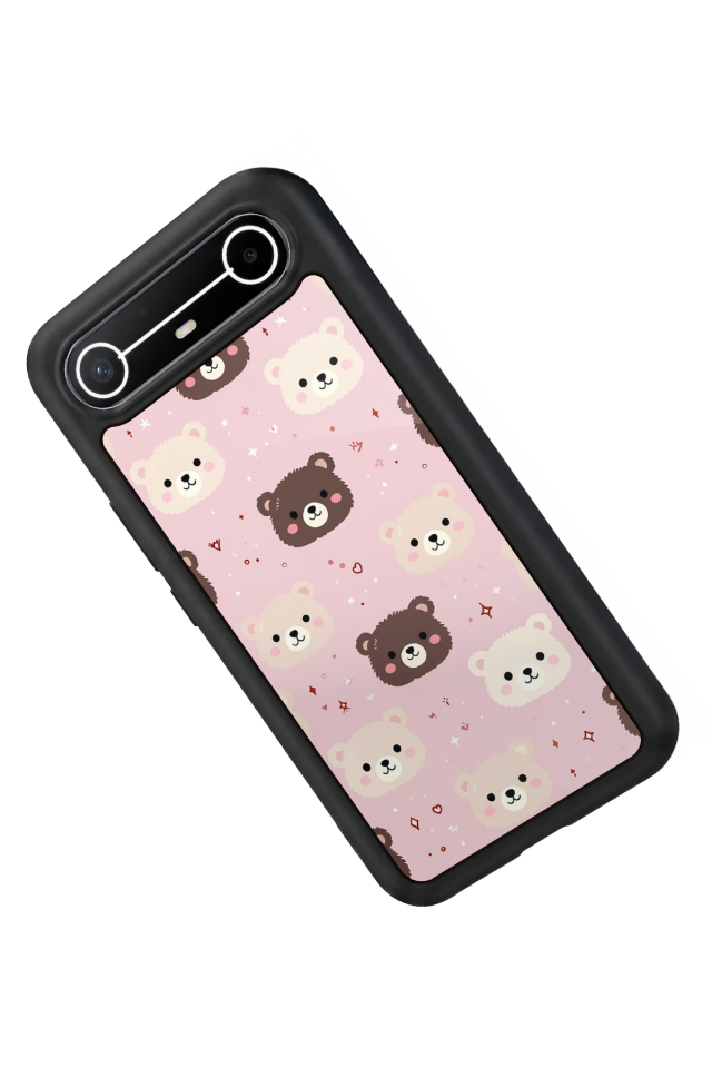 Tecno Spark Slim 5G Uyumlu Ayı Tasarımlı Glossy Premium Kılıf