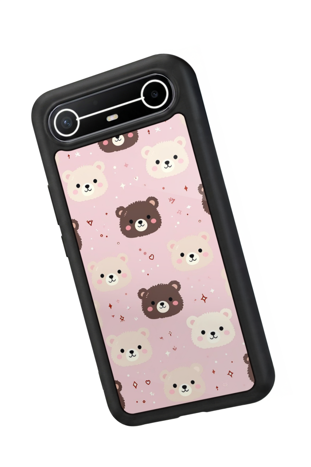 Tecno Spark Slim 5G Uyumlu Ayı Tasarımlı Glossy Premium Kılıf