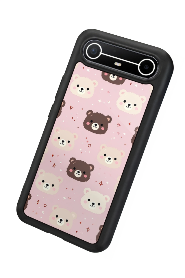 Tecno Spark Slim 5G Uyumlu Ayı Tasarımlı Glossy Premium Kılıf