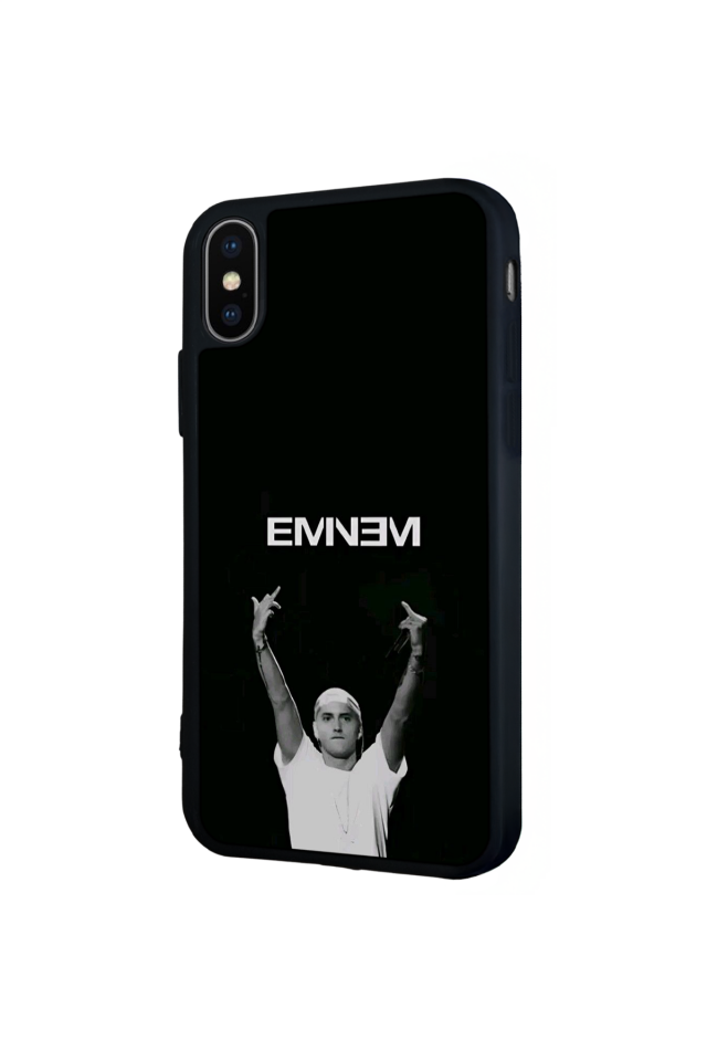 iPhone XS Max Uyumlu Eminem Tasarımlı Glossy Premium Kılıf