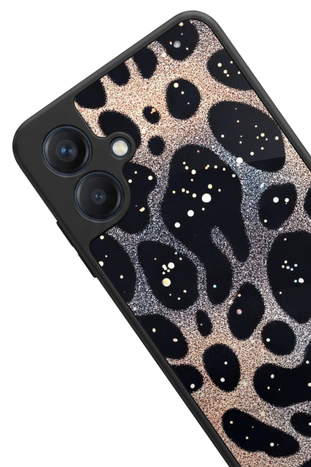 Samsung Galaxy A07 Uyumlu Hologram Leopar Tasarımlı Glossy Premium Kılıf