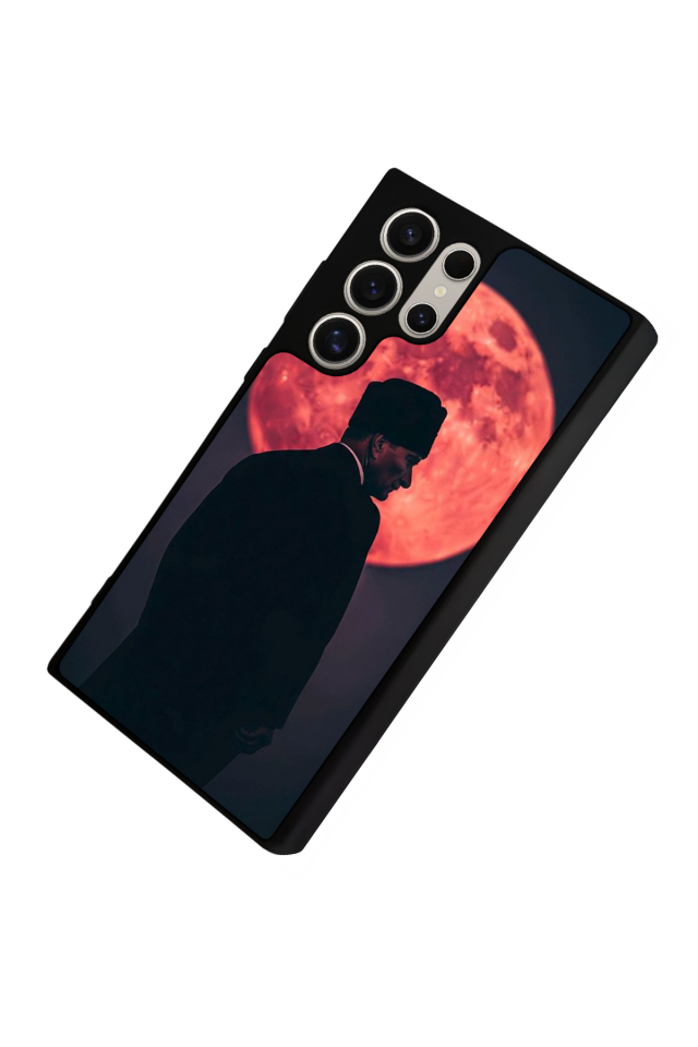 Samsung Galaxy S24 Ultra Uyumlu Mustafa Kemal Ataturk Tasarımlı Glossy Premium Kılıf