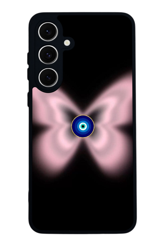 Samsung Galaxy S24 FE Uyumlu Nazar Tasarımlı Glossy Premium Kılıf