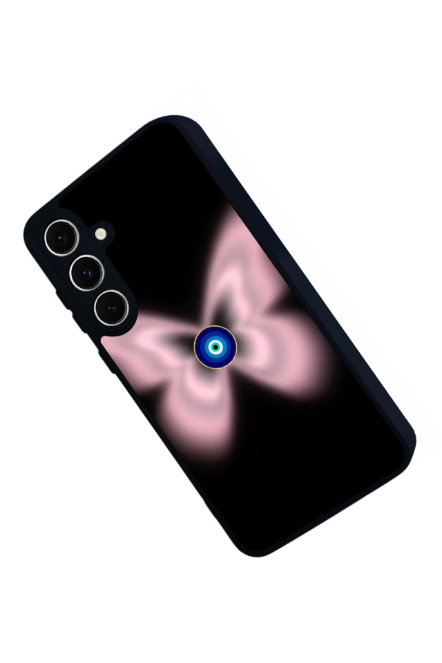 Samsung Galaxy S24 FE Uyumlu Nazar Tasarımlı Glossy Premium Kılıf