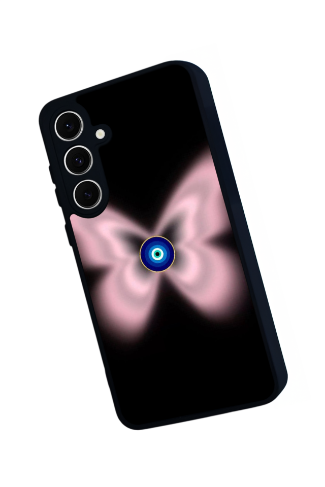 Samsung Galaxy S24 FE Uyumlu Nazar Tasarımlı Glossy Premium Kılıf