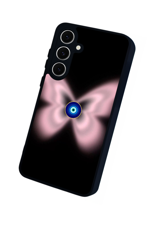 Samsung Galaxy S24 FE Uyumlu Nazar Tasarımlı Glossy Premium Kılıf