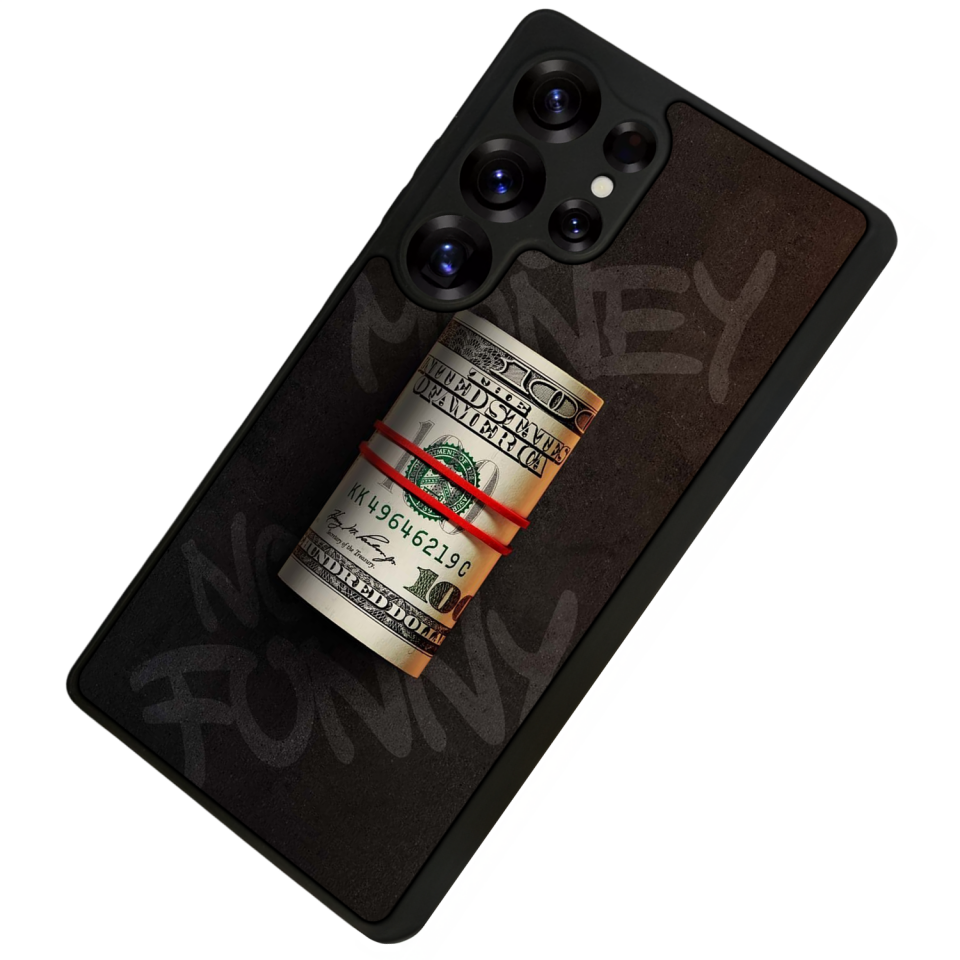 Samsung Galaxy S25 Ultra Uyumlu Para Tasarımlı Glossy Premium Kılıf