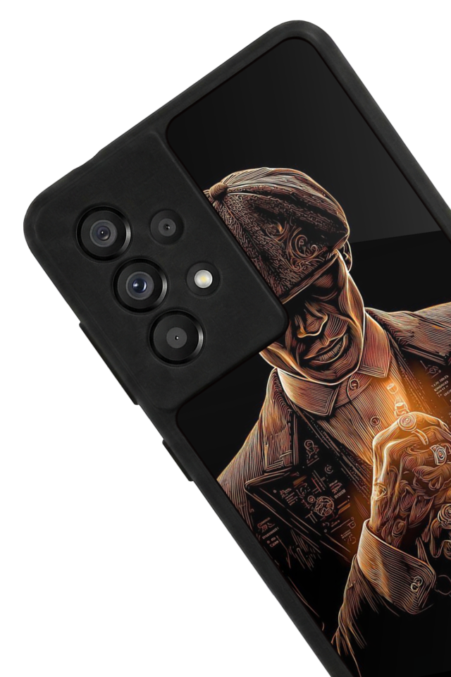 Samsung Galaxy A73 Uyumlu Peaky Blinders Tasarımlı Glossy Premium Kılıf