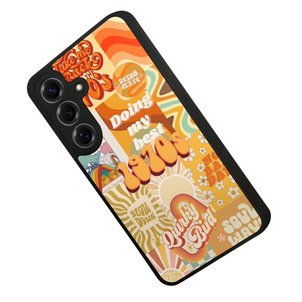 Samsung Galaxy S25 Uyumlu Poster Tasarımlı Glossy Premium Kılıf