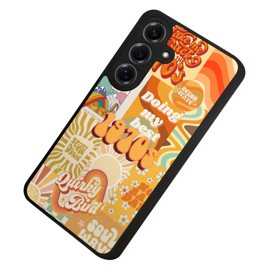 Samsung Galaxy S25 Uyumlu Poster Tasarımlı Glossy Premium Kılıf