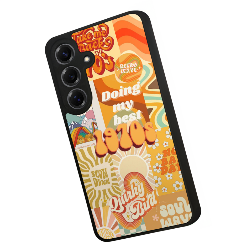 Samsung Galaxy S25 Uyumlu Poster Tasarımlı Glossy Premium Kılıf