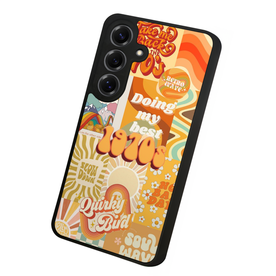 Samsung Galaxy S25 Uyumlu Poster Tasarımlı Glossy Premium Kılıf