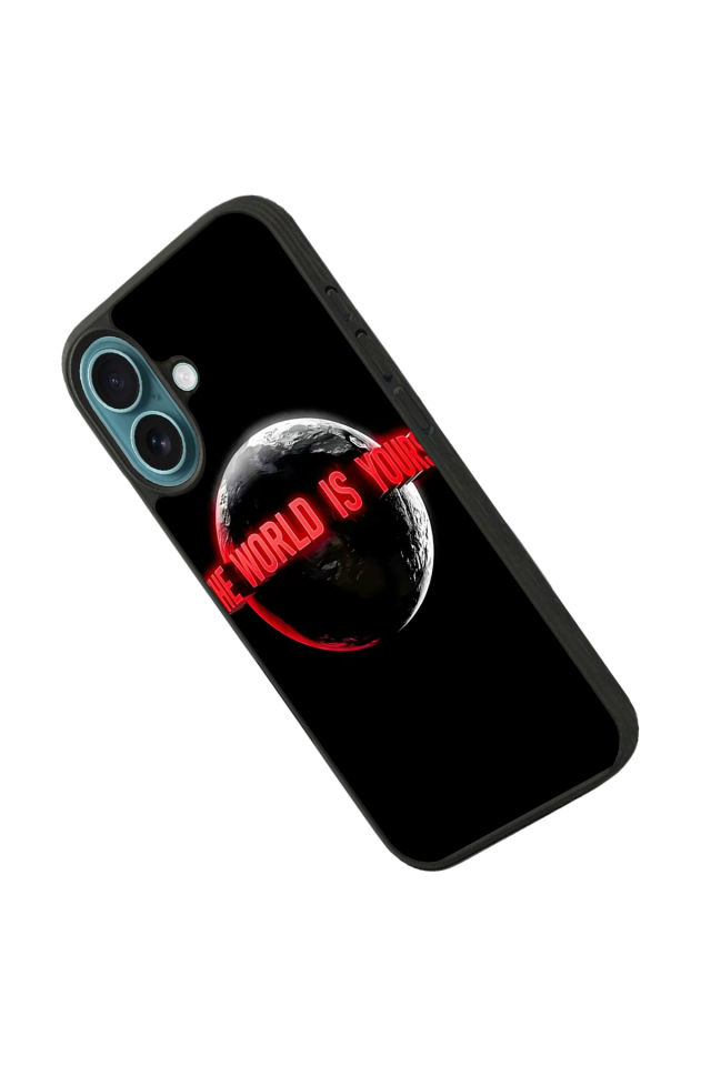 iPhone 16 Uyumlu Scarface Tasarımlı Glossy Premium Kılıf