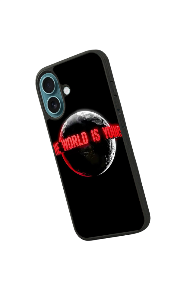 iPhone 16 Uyumlu Scarface Tasarımlı Glossy Premium Kılıf