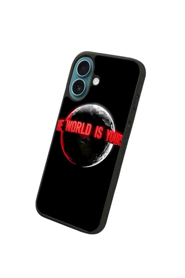 iPhone 16 Uyumlu Scarface Tasarımlı Glossy Premium Kılıf