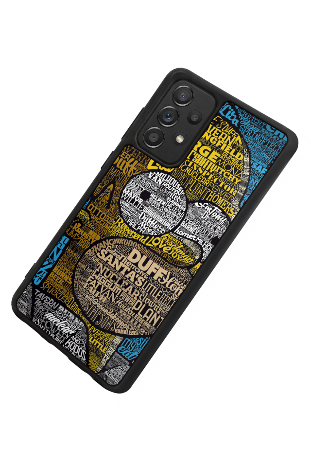 Samsung Galaxy A72 Uyumlu The Simpsons Tasarımlı Glossy Premium Kılıf