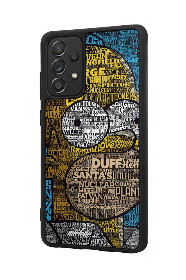 Samsung Galaxy A72 Uyumlu The Simpsons Tasarımlı Glossy Premium Kılıf