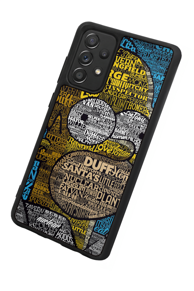 Samsung Galaxy A72 Uyumlu The Simpsons Tasarımlı Glossy Premium Kılıf