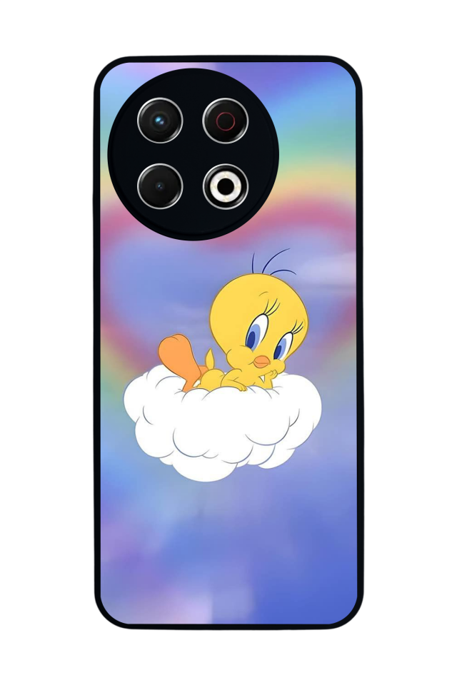 Tecno Spark 30 Pro Uyumlu Tweety Tasarımlı Glossy Premium Kılıf