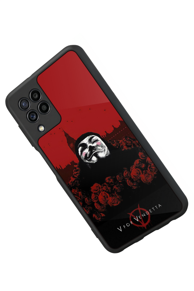 Samsung Galaxy M32 Uyumlu Vendetta Tasarımlı Glossy Premium Kılıf