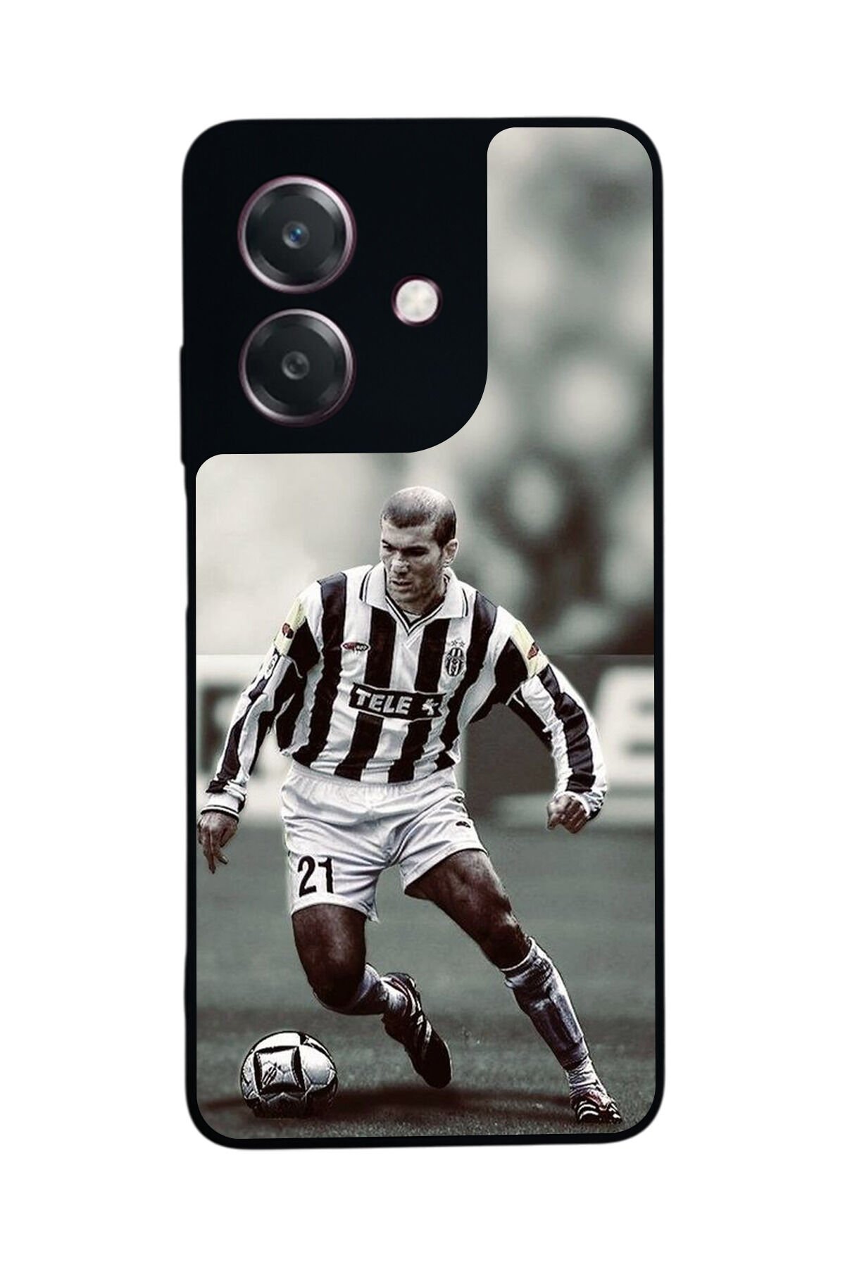 Oppo A3 5G Uyumlu Zidane Tasarımlı Glossy Premium Kılıf