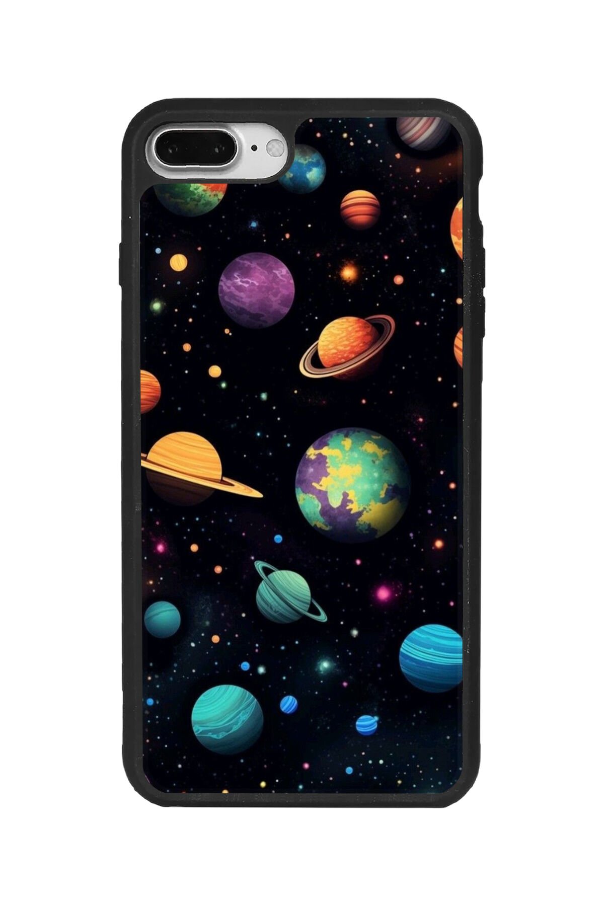 Apple iPhone 7 Plus Siyah Silikon Kılıf Çiziklere ve Darbelere Karşı Koruma